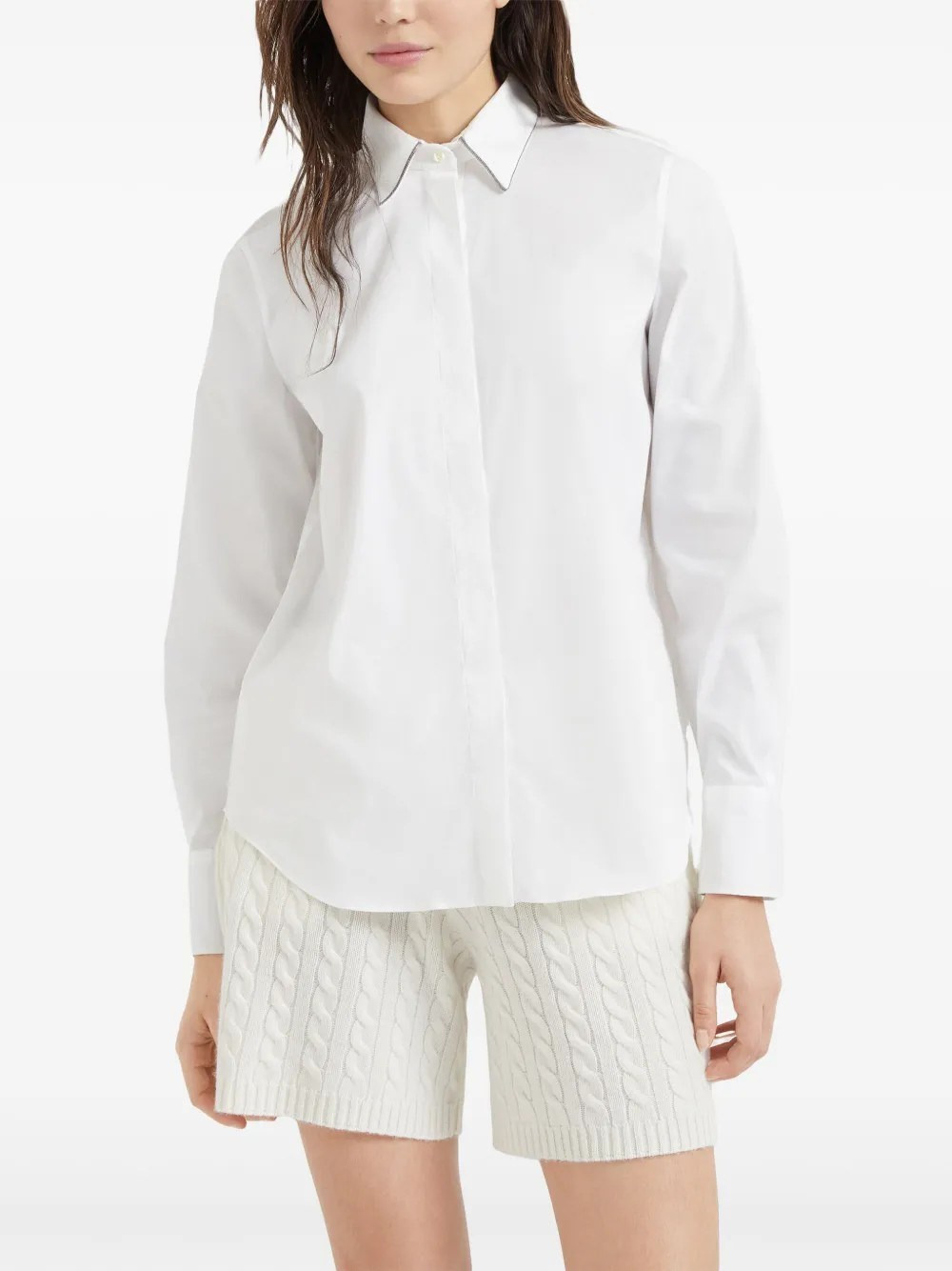 CAMICIA CON COLLETTO MONILE - 2