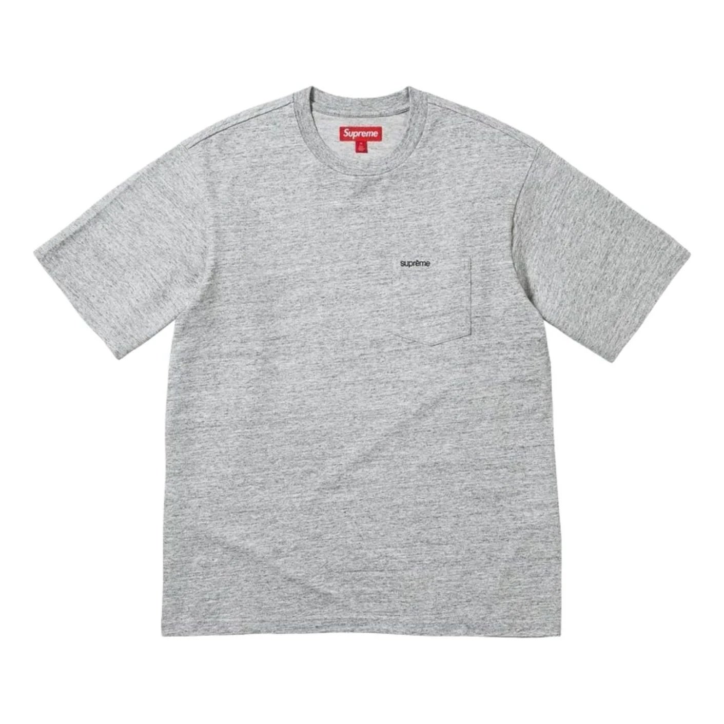 Supreme SS26 S/S Pocket T-Shirt 'Heather Grey' SUP-SS26-141-GRY - 1