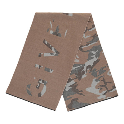 Givenchy Givenchy Camouflage Scarf 'Beige' outlook