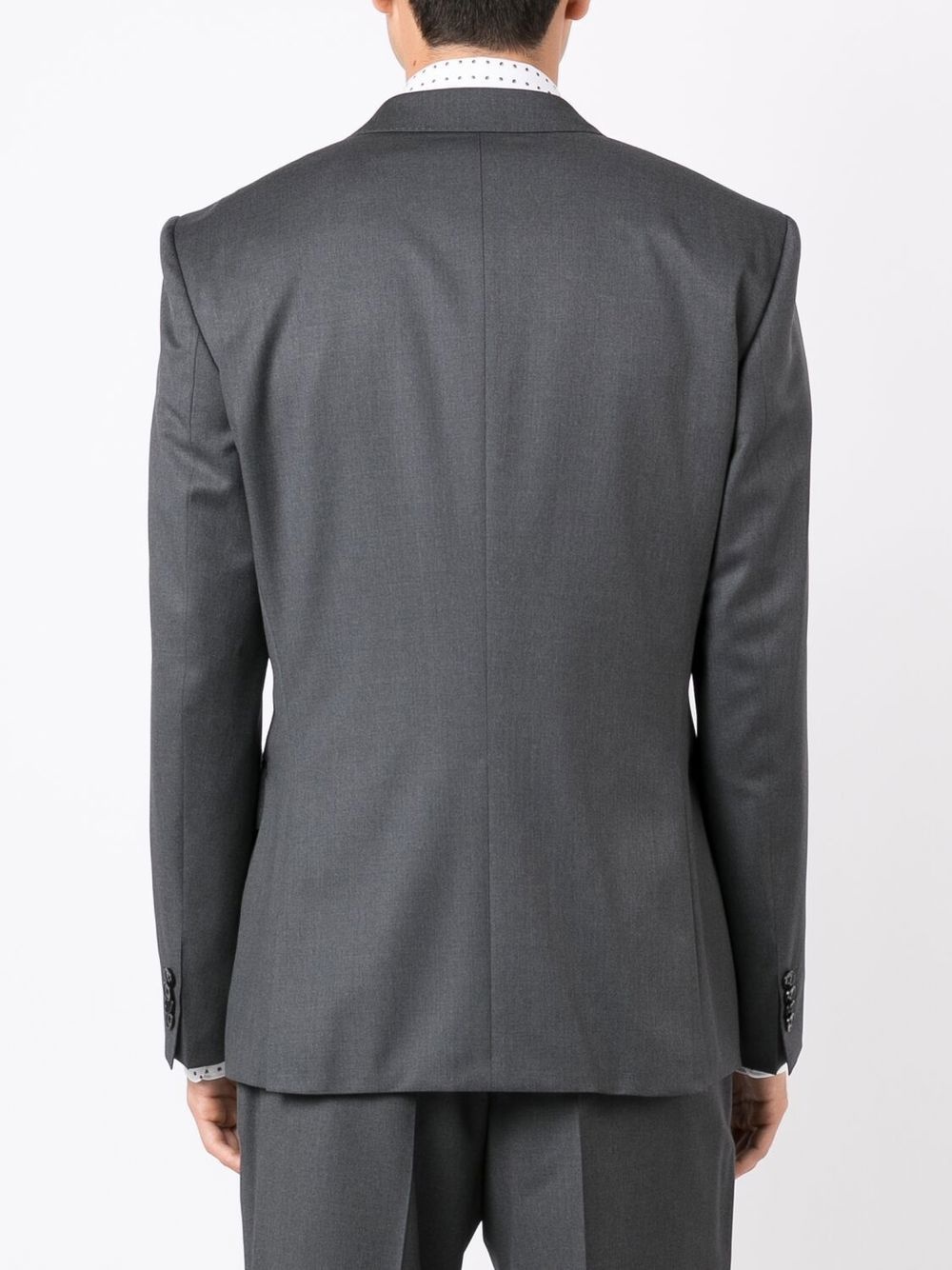 single-breasted fitted blazer - 4