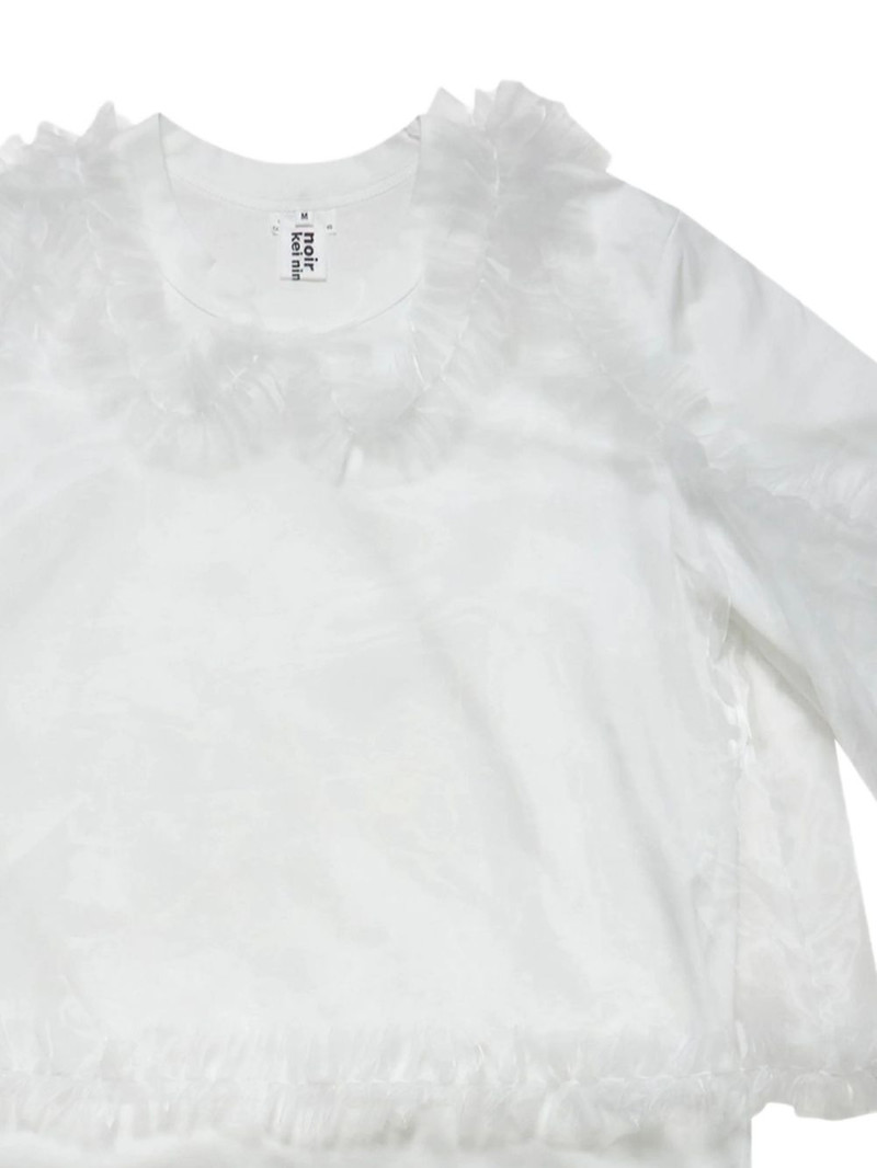 Noir Kei Ninomiya ruffled blouse outlook