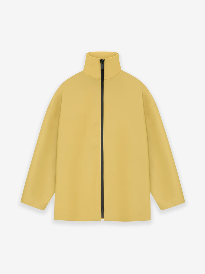 Rubberized High Neck Jacket 1