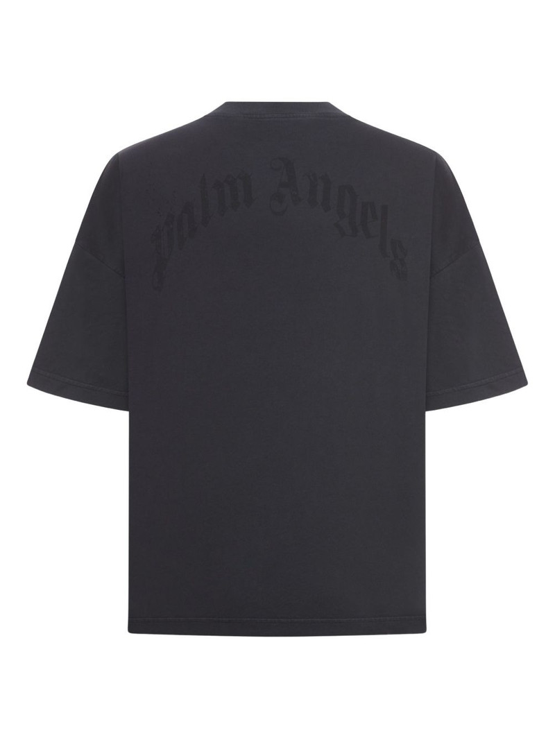 Palm Angels logo-embroidered T-shirt outlook