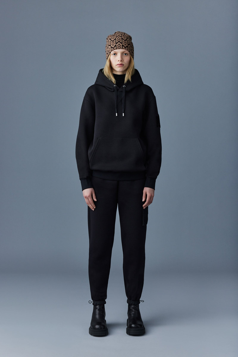 MACKAGE KRYS hoodie with velvet embroidery outlook