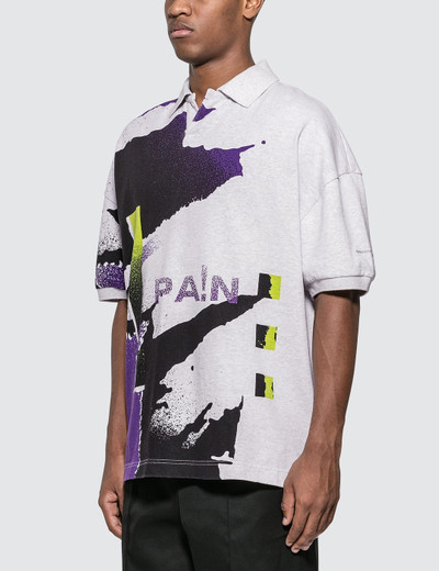 Alexander Wang OVERSIZE PRINTED JERSEY POLO outlook