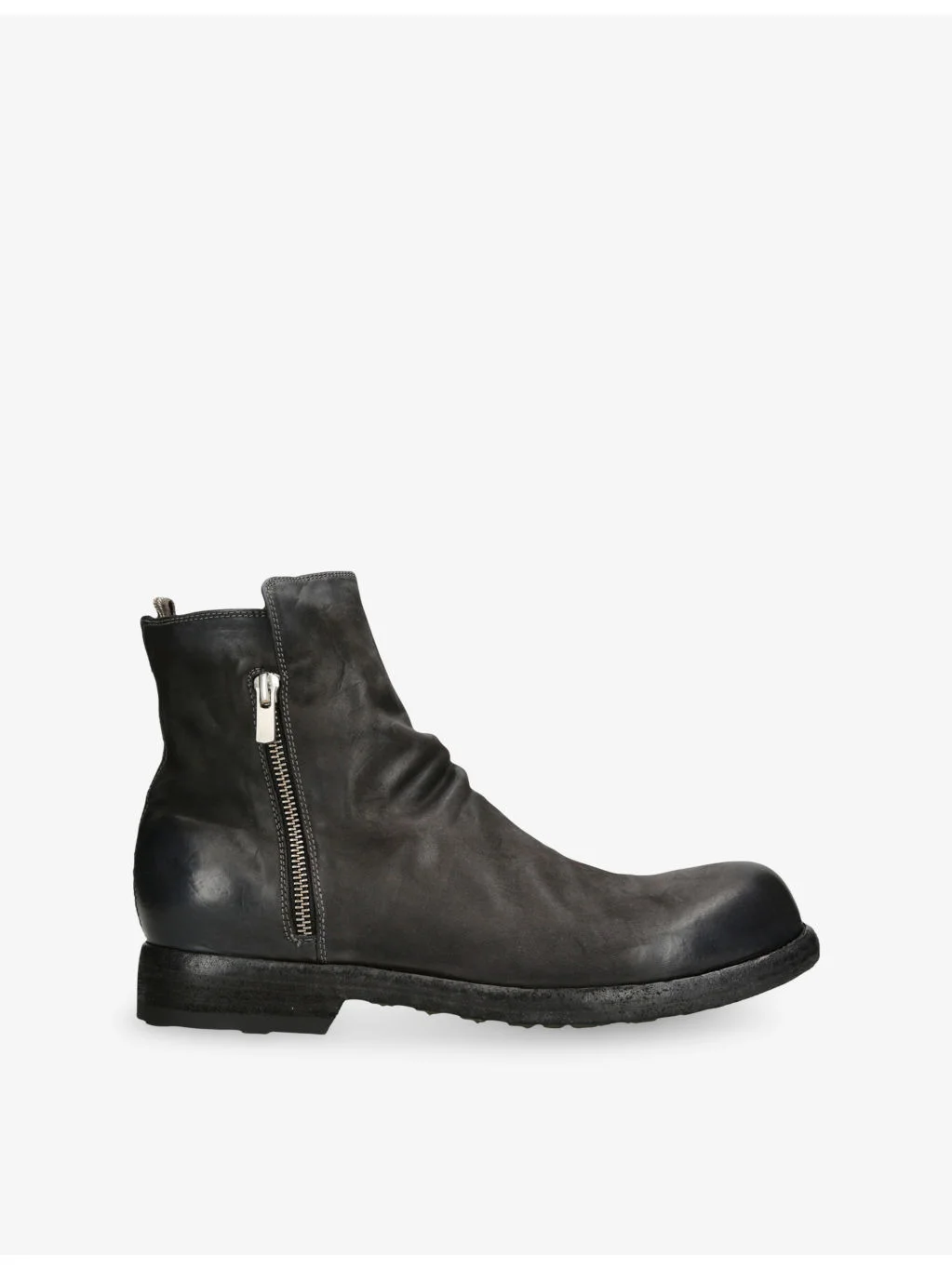 Bulla Side-Zip Leather Ankle Boots - 1