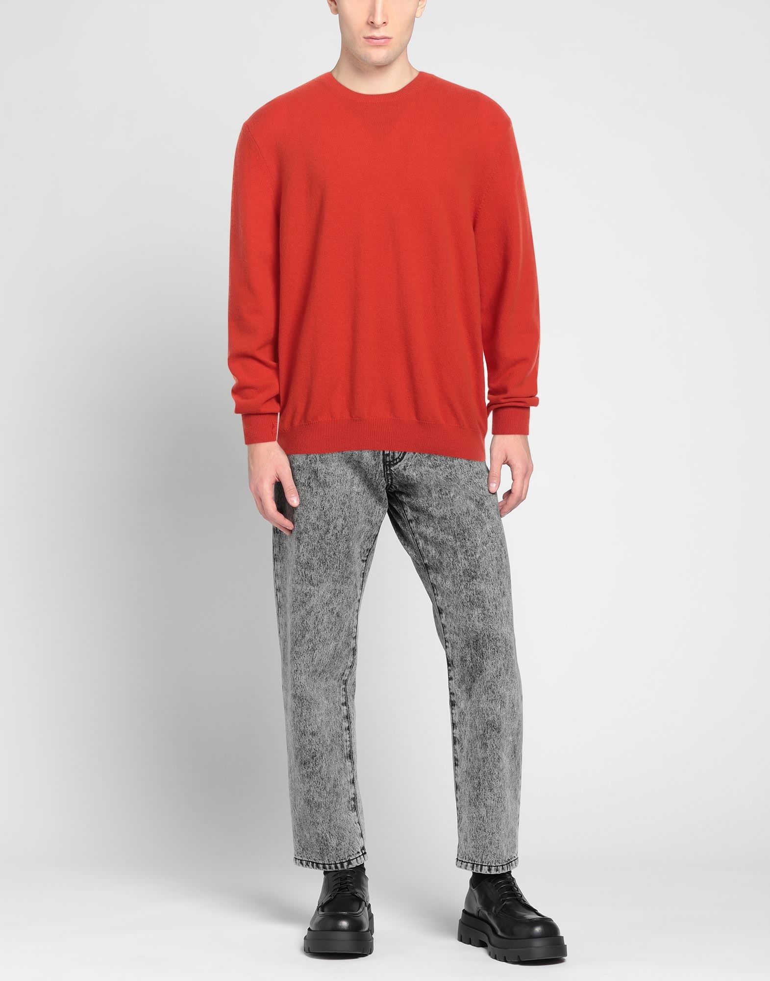 Orange Men's Sweater - 2