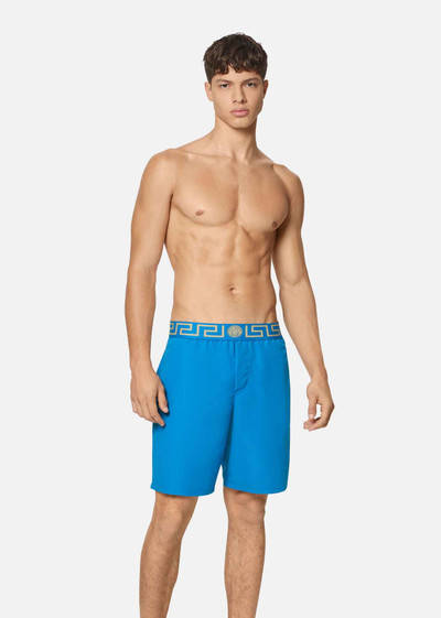 VERSACE Mid-length Greca Border Swim Shorts outlook