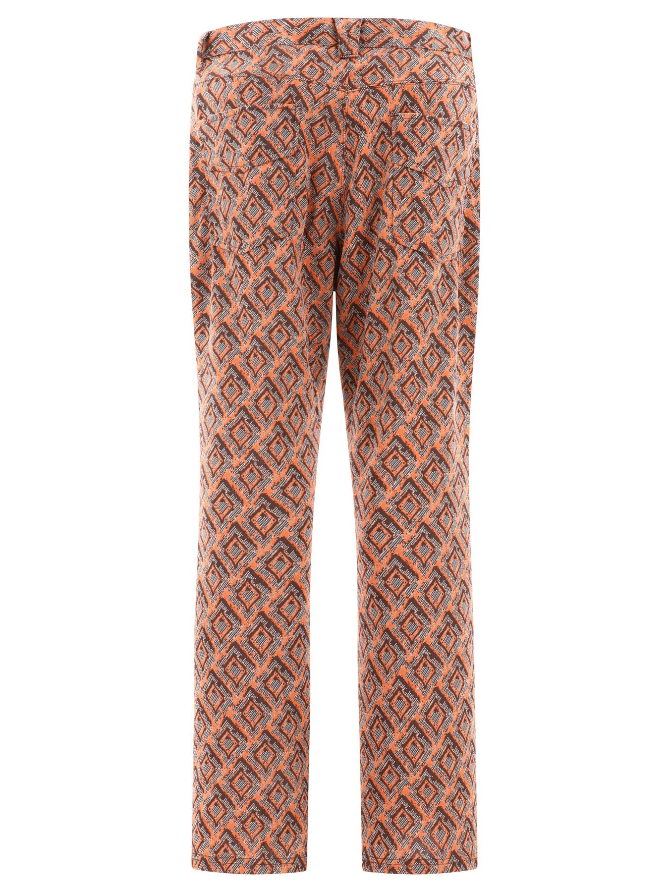 Bootcut Trousers Orange - 2