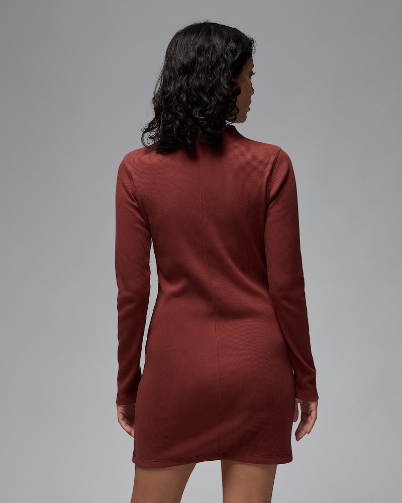Jordan Jordan Women's 1/2-Zip Long-Sleeve Knit Dress outlook
