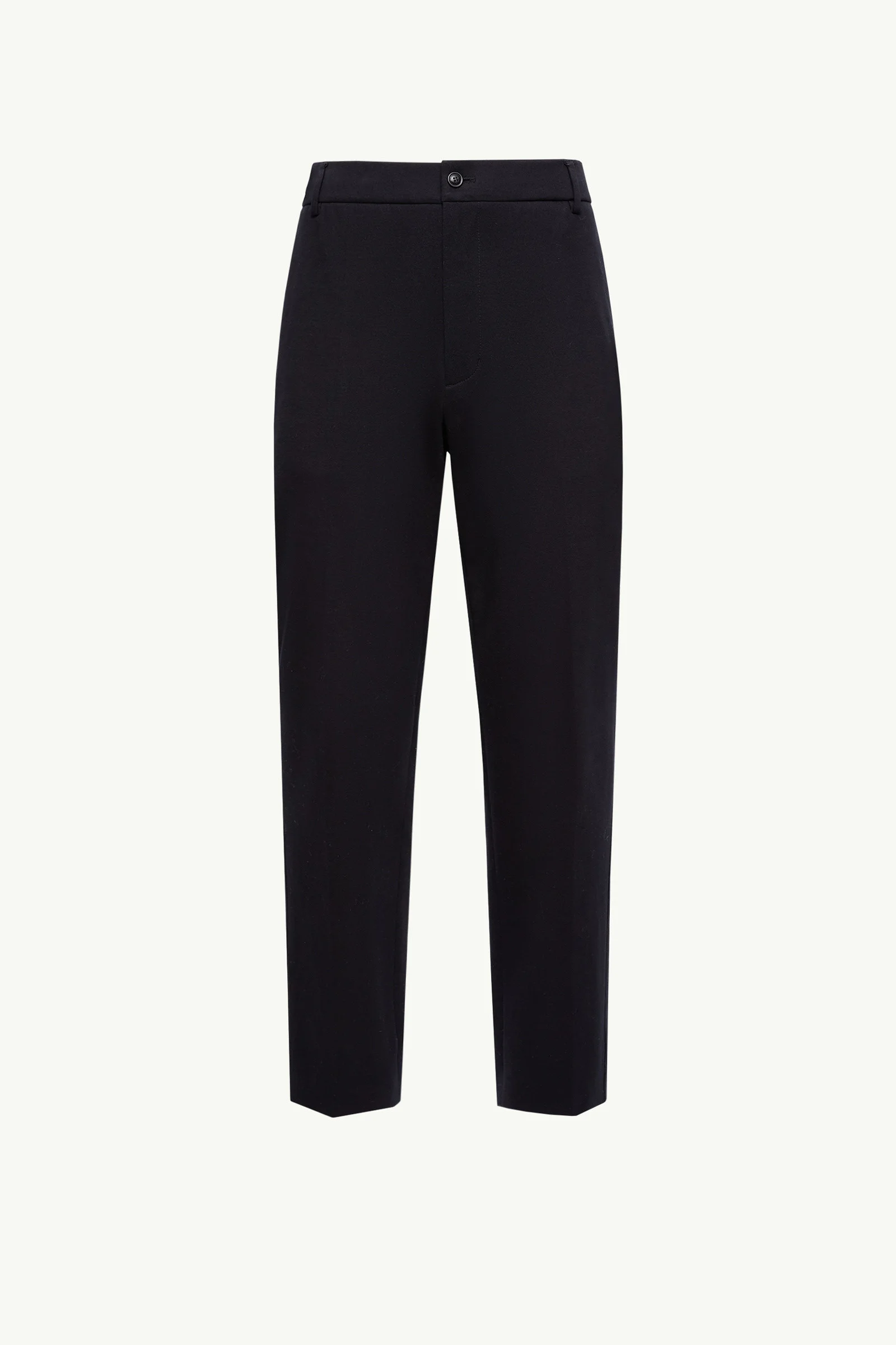 Cotton Blend Tailored Pants - 1