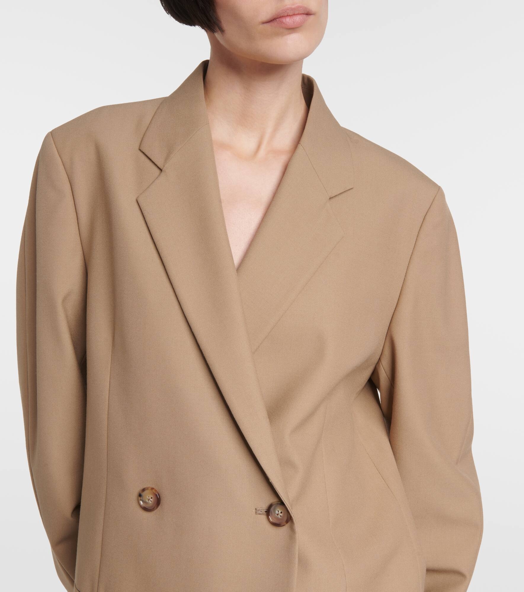 Oversized double-breasted blazer - 4