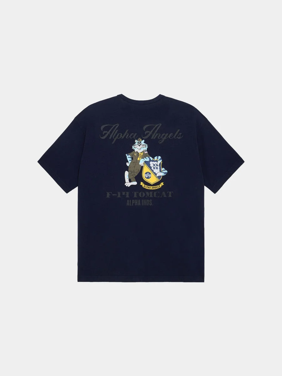 RELAXED ALPHA ANGELS TEE - 1