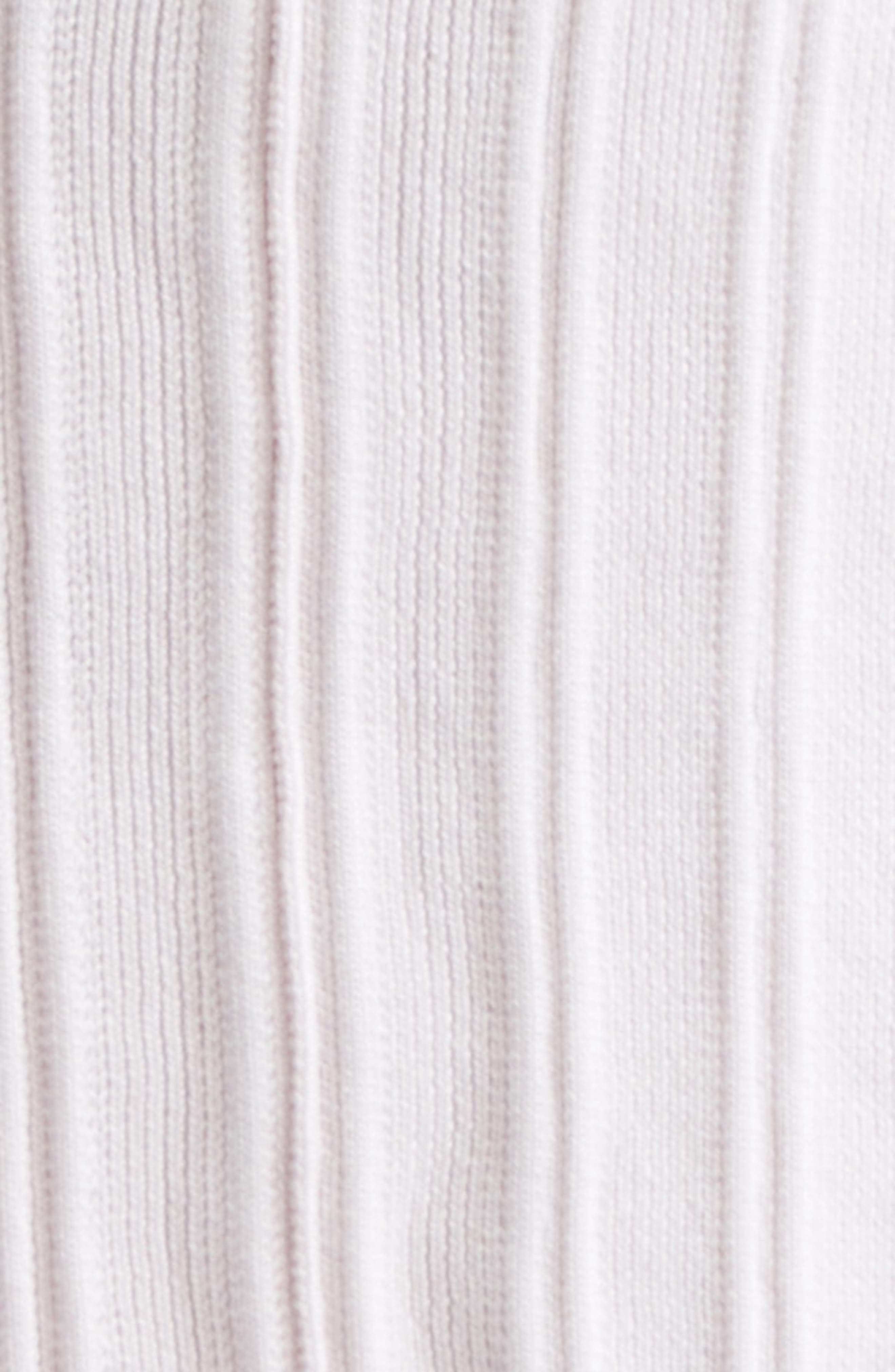 Jil Sander Asymmetric Cotton Rib Straight Midi Skirt in Morganite at Nordstrom - 7