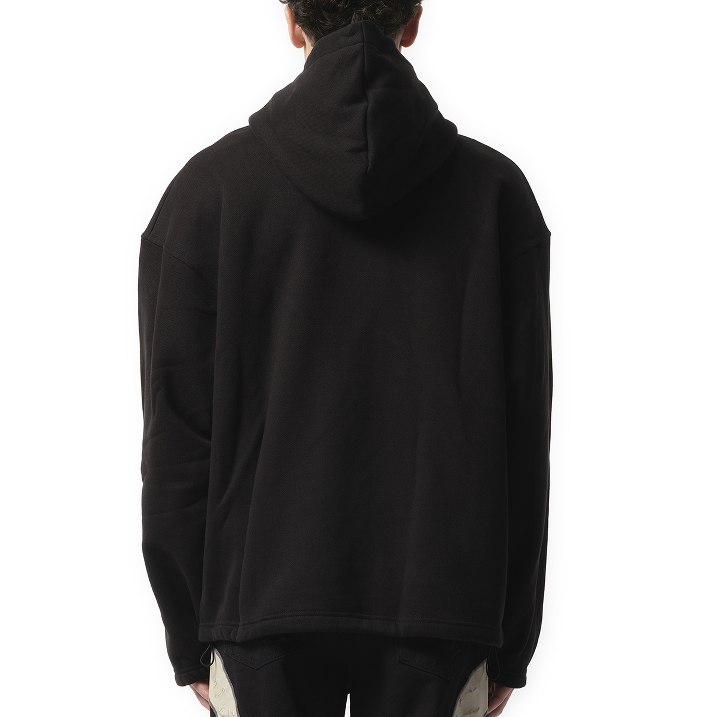 Color Emblem Hoodie in Black - 6