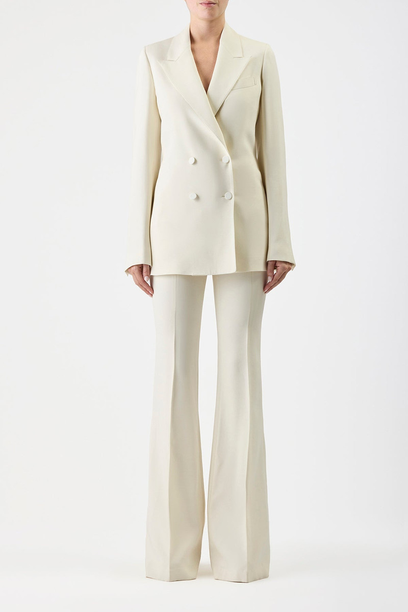 GABRIELA HEARST Damus Blazer in Silk Wool Cady outlook