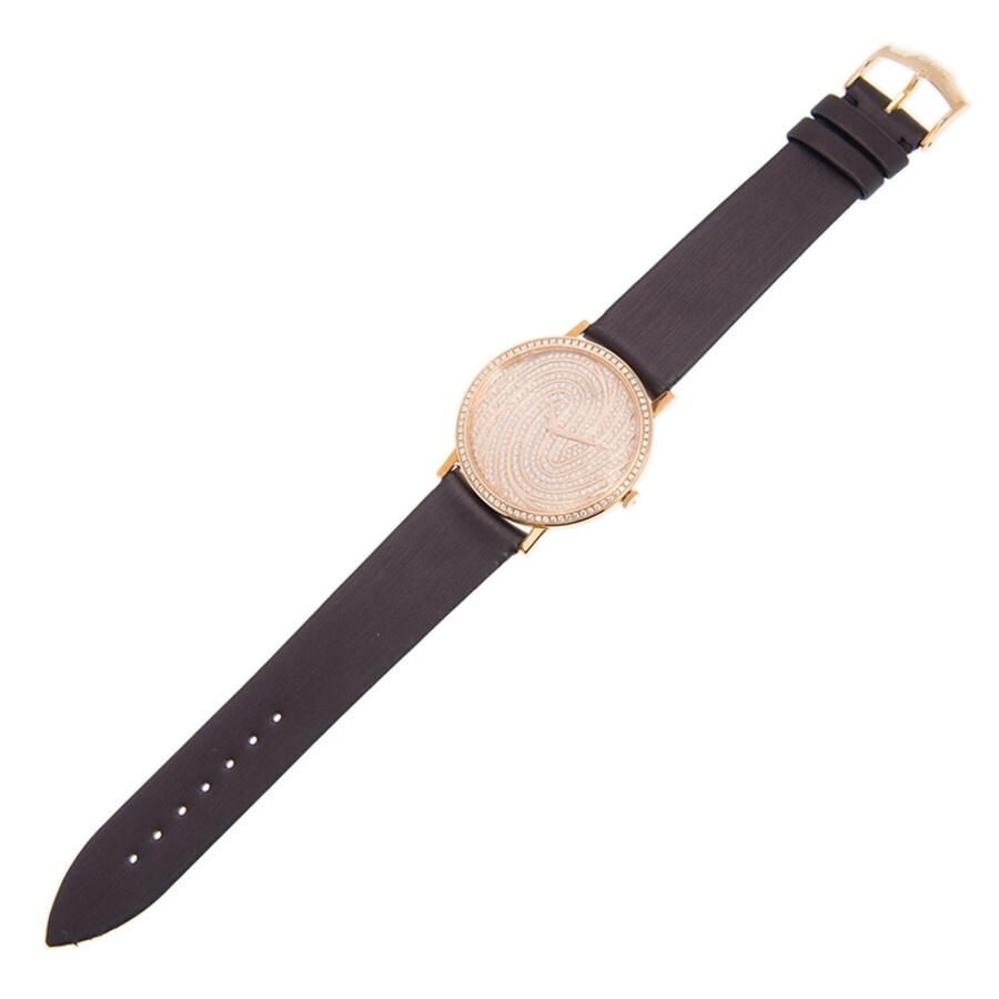 Piaget Tradition Automatic Diamond Gold Dial Ladies Watch G0A31602 - 3
