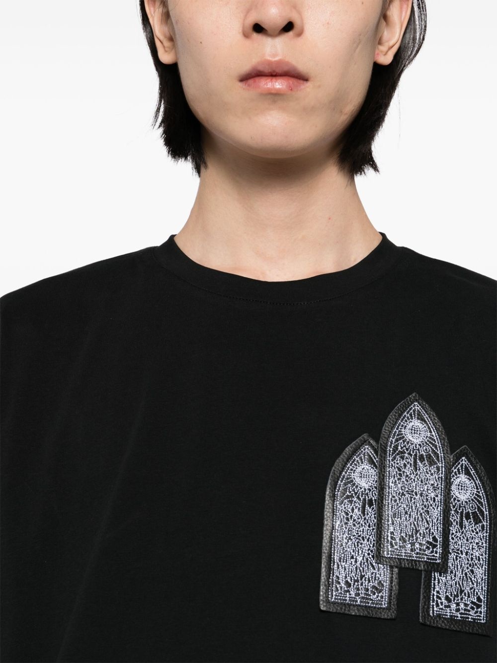 Window short-sleeves T-shirt - 4