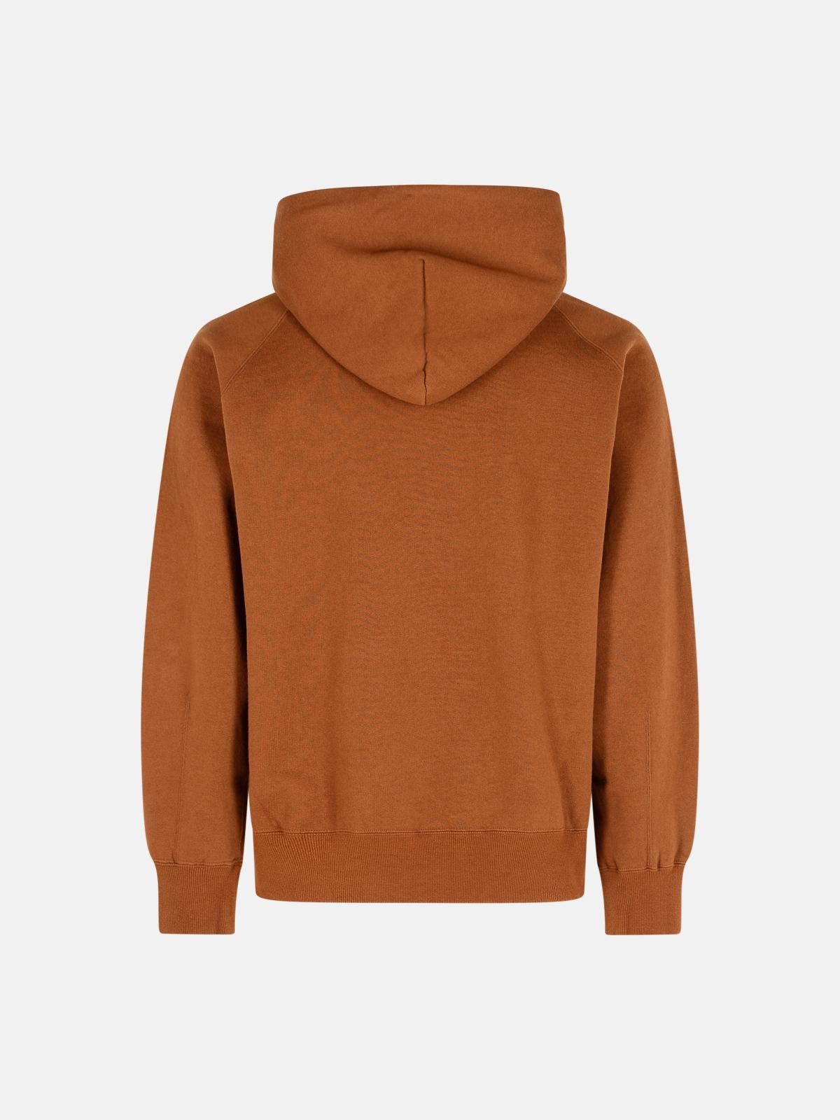 'CHARHARTT WORK IN PROGRESS' BROWN COTTON SWEATSHIRT - 3