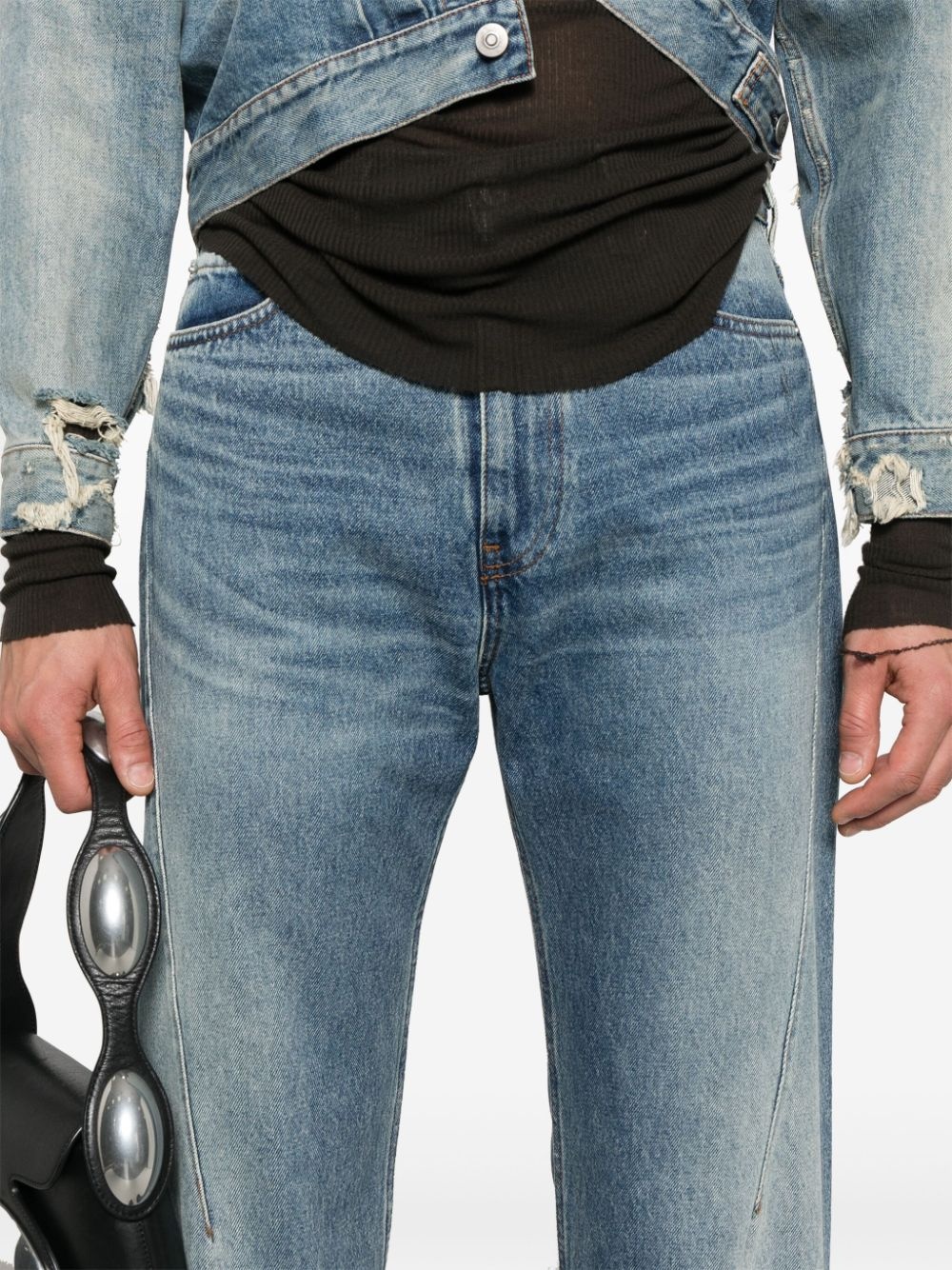 dart-detail jeans - 5