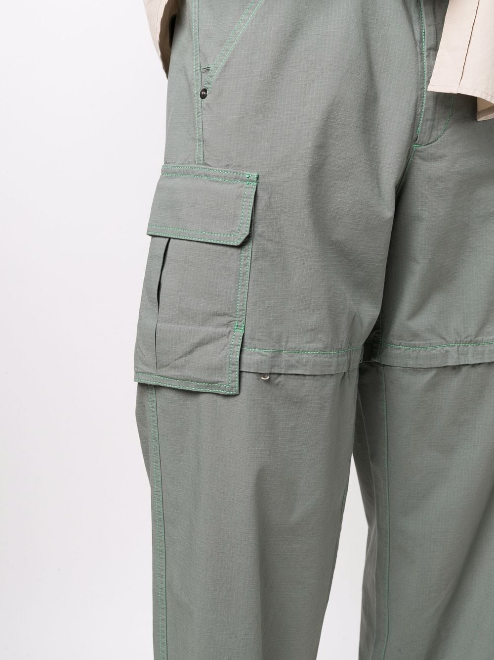 straight-leg cargo trousers - 5