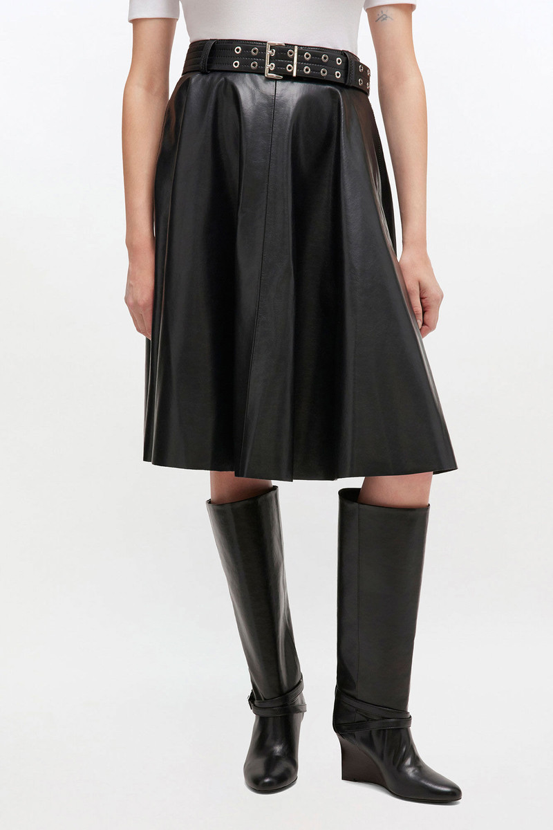 RECYCLED LEATHER SKIRT 3