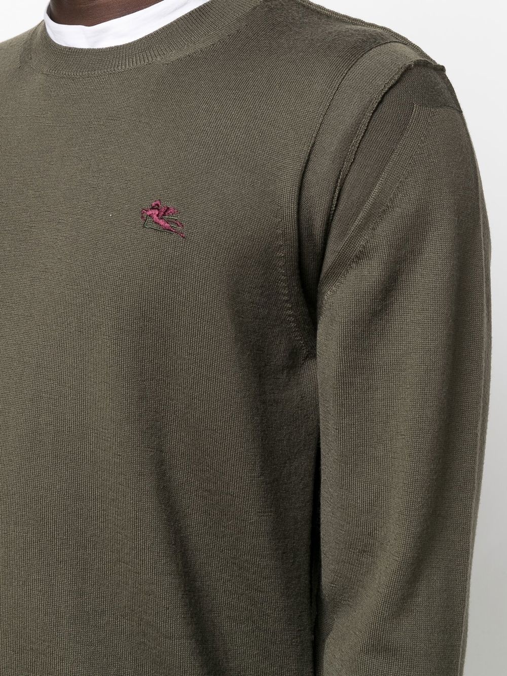 embroidered logo jumper - 5