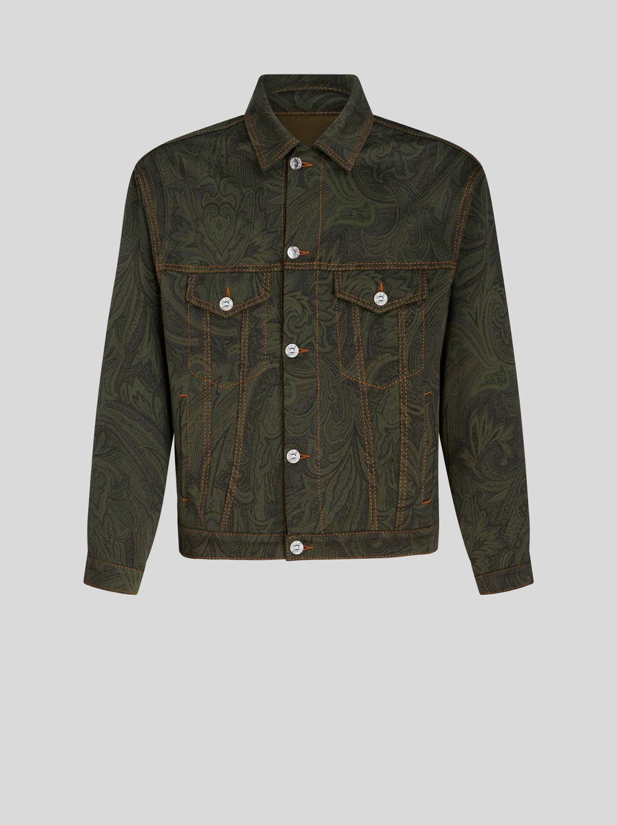 PAISLEY JACQUARD JACKET - 1