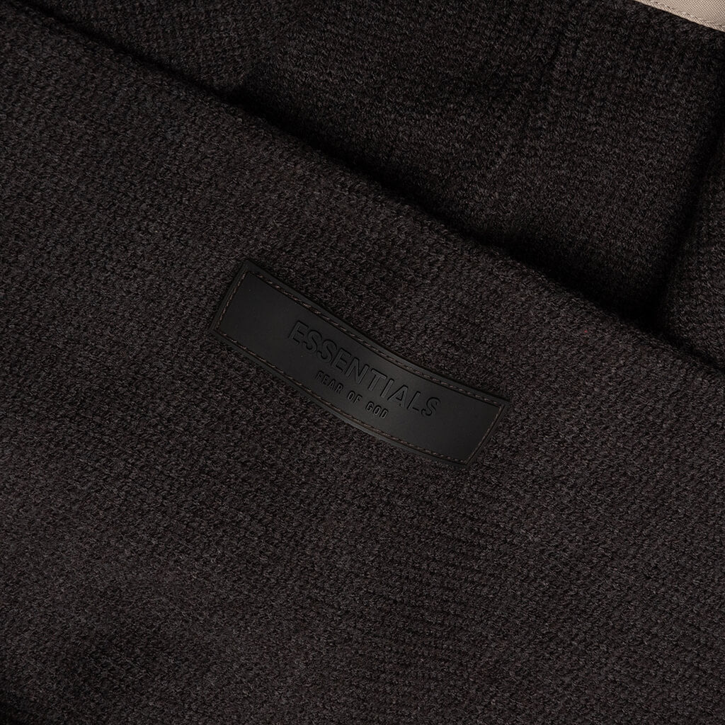 FEAR OF GOD ESSENTIALS KNIT HOODIE - IRON - 4