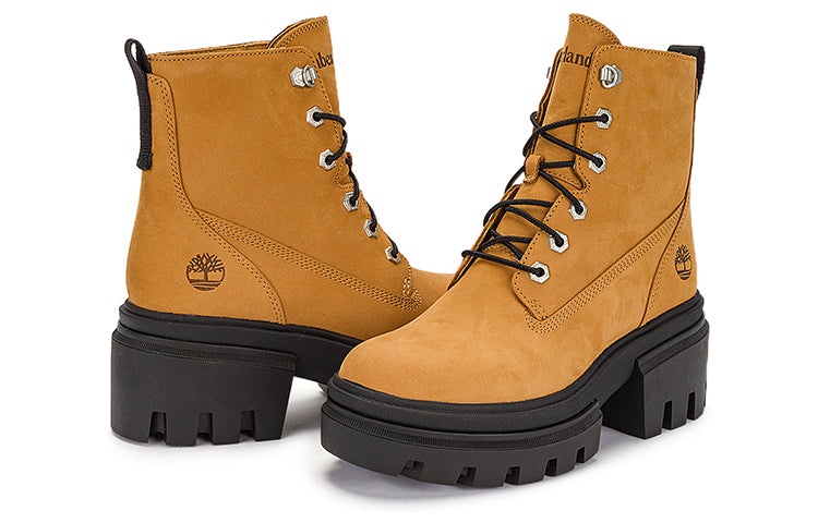 (WMNS) Timberland Everleigh 6 Inch Boots 'Wheat Full Grain' A41QK - 5