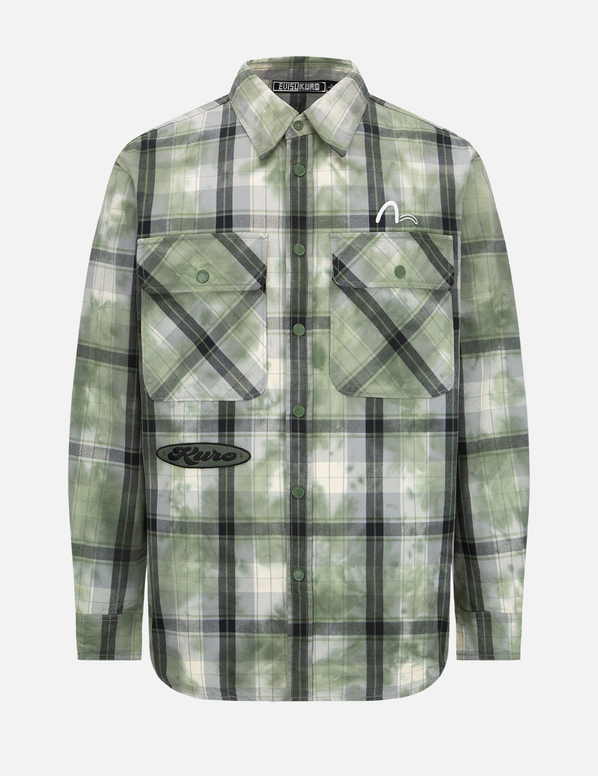 Tie-dyed Check Shirt - 7