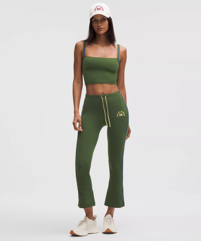 Nulu Sporty Trim Mid-Rise Flared Pant 1