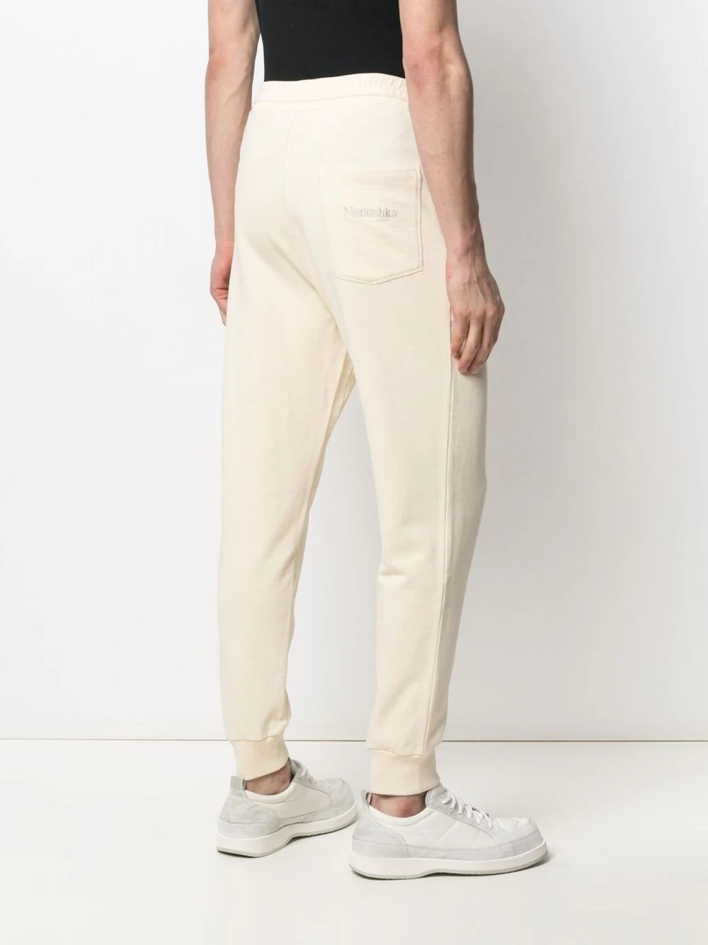 logo-embroidered track pants - 5