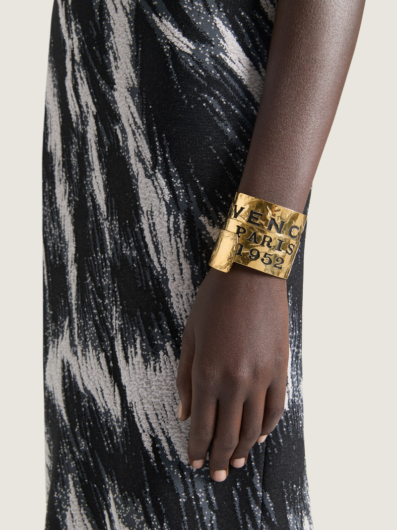 Givenchy GIVENCHY TAPE CUFF IN METAL AND ENAMEL outlook