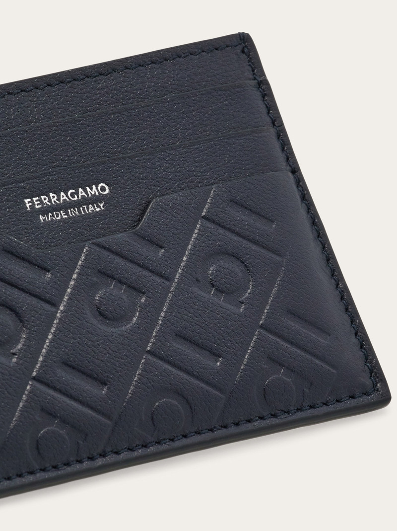 FERRAGAMO Ferragamo Monogram credit card holder outlook
