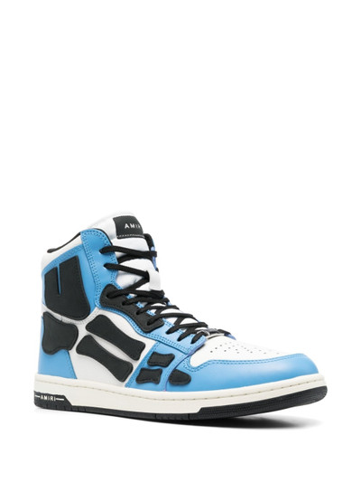 AMIRI Skel-Top tie-dye canvas sneakers outlook