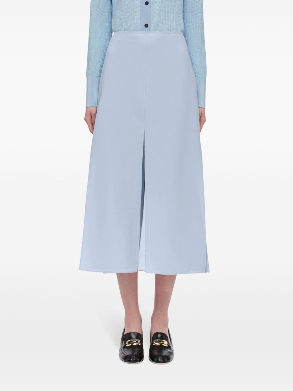 layered midi skirt - 3