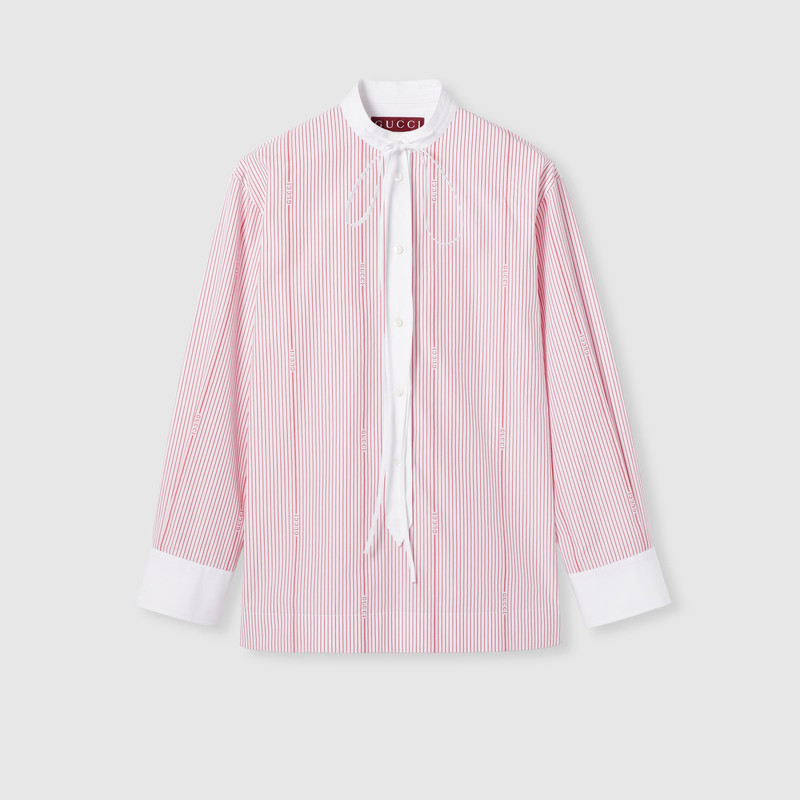 Gucci cotton fil coupé shirt 1