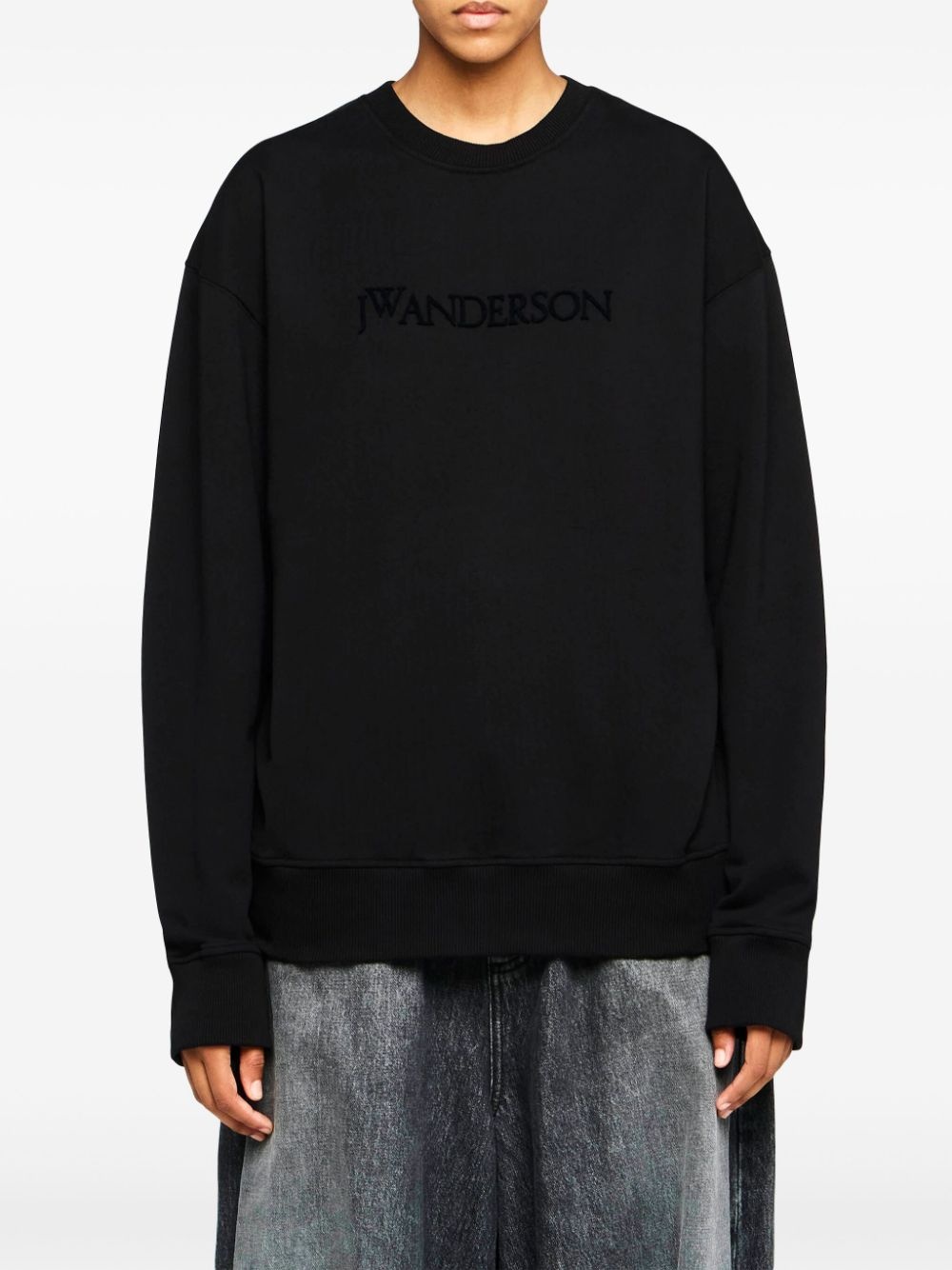 Classic logo-embroidered sweatshirt - 3