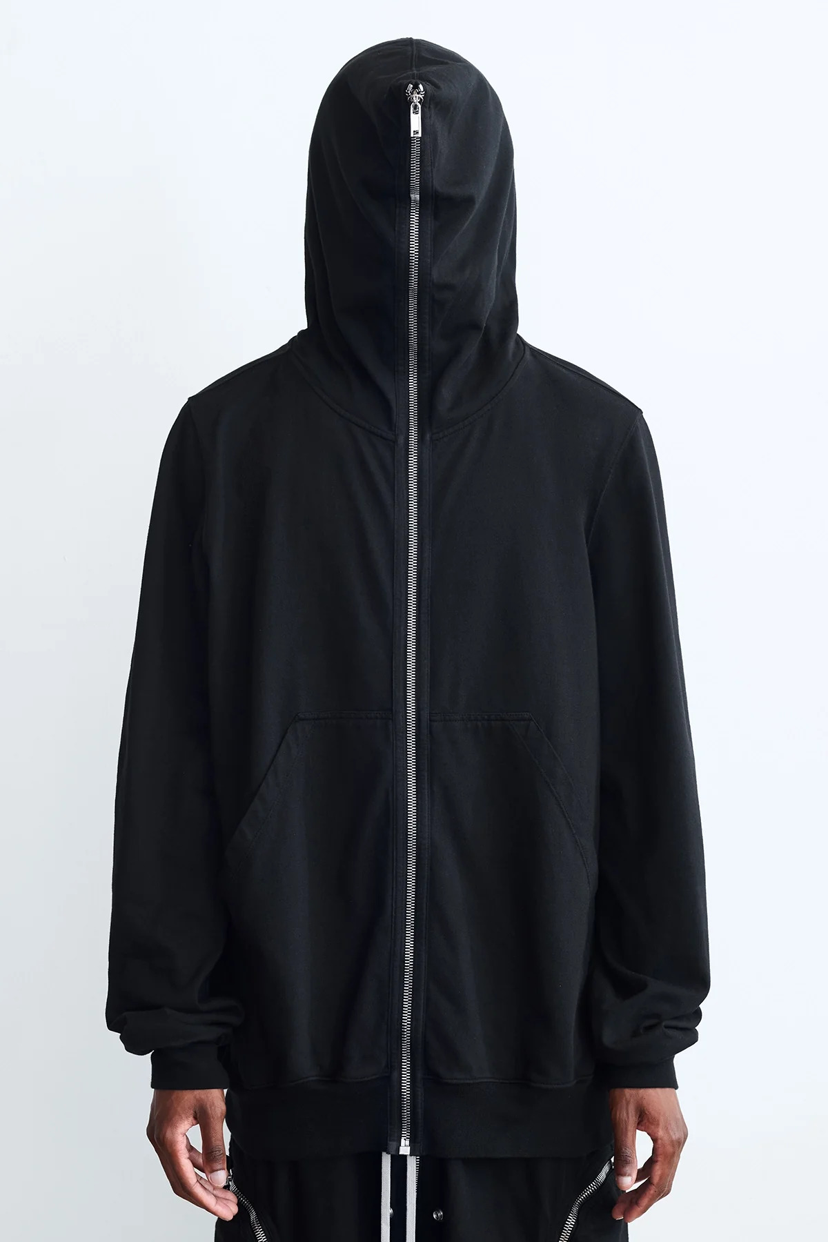 Rick Owens Drkshdw Jumbo Gimp Zip Hoodie Black - 5