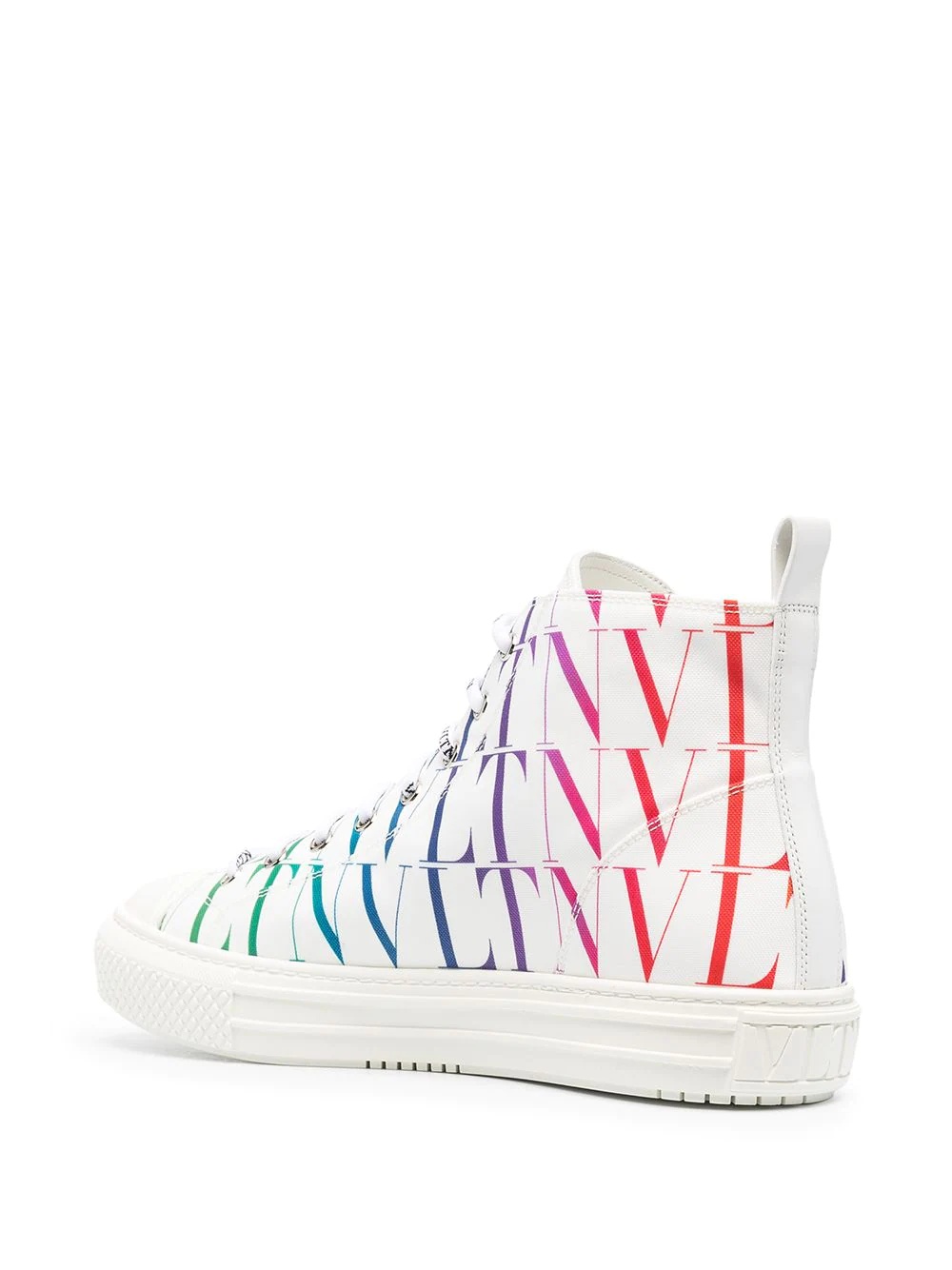 VLTN rainbow-logo high-top sneakers - 3