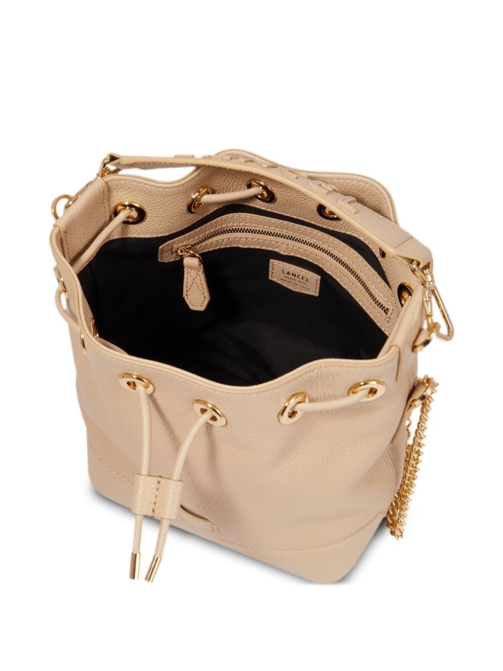 small Ninon leather bucket bag - 4