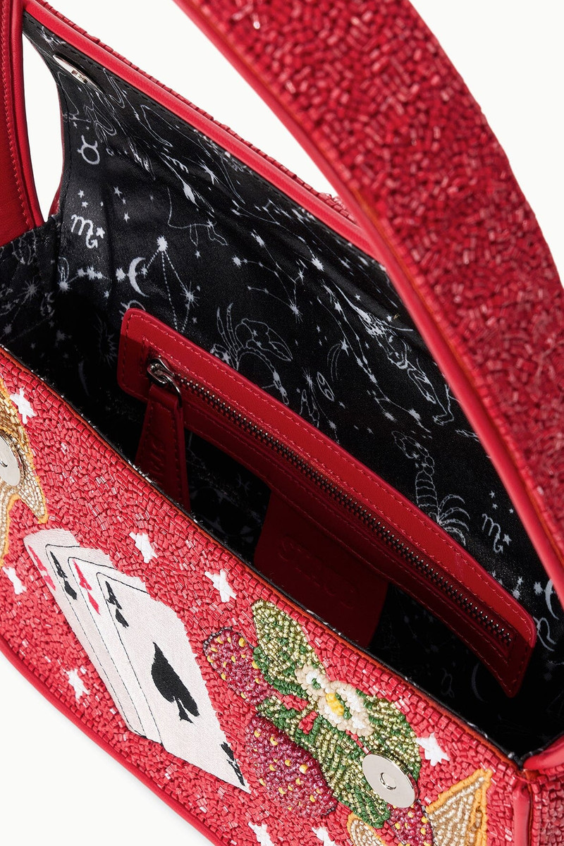 STAUD TOMMY ZODIAC BEADED BAG ARIES 4