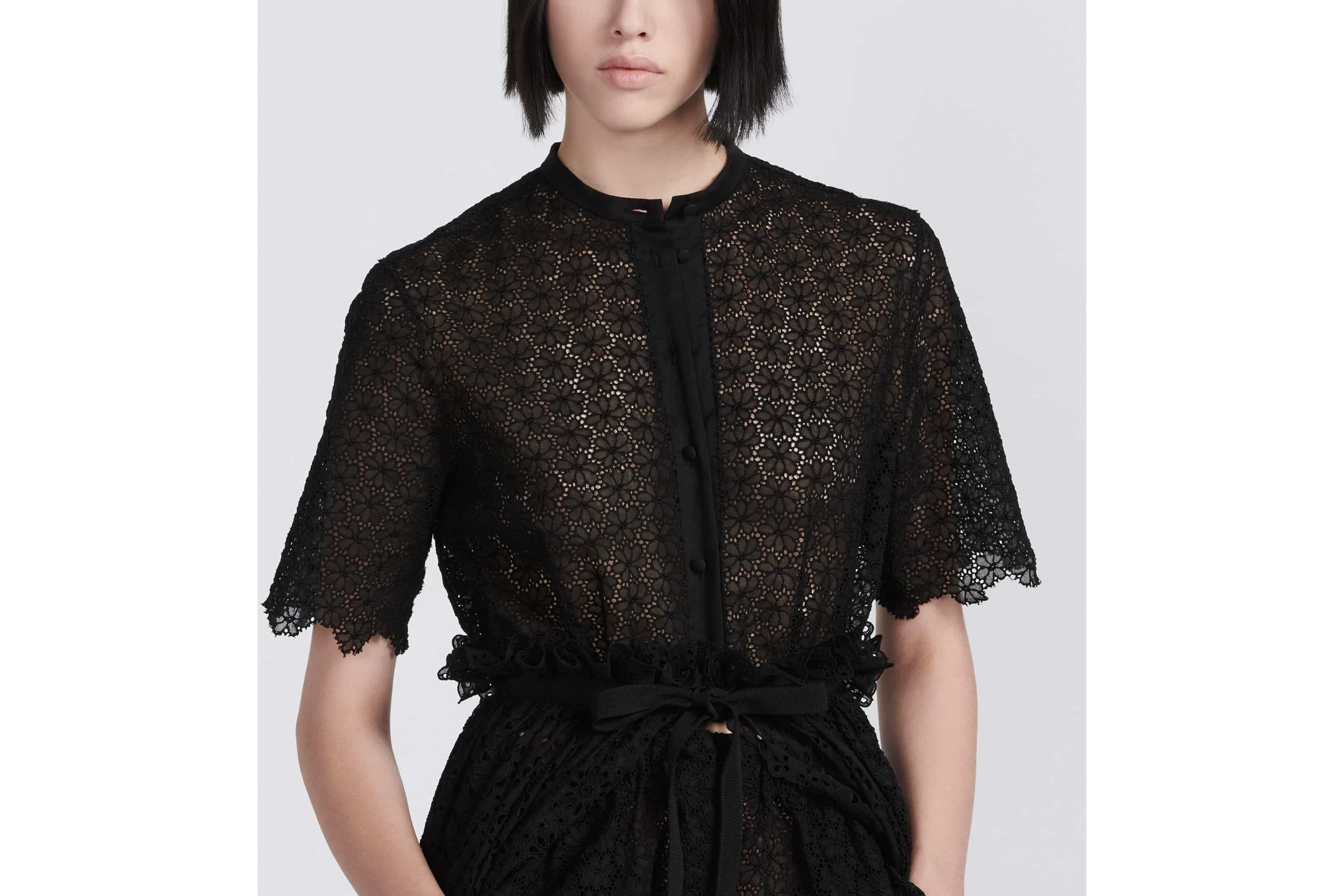 Mid-Length Open-Front Dress - 7