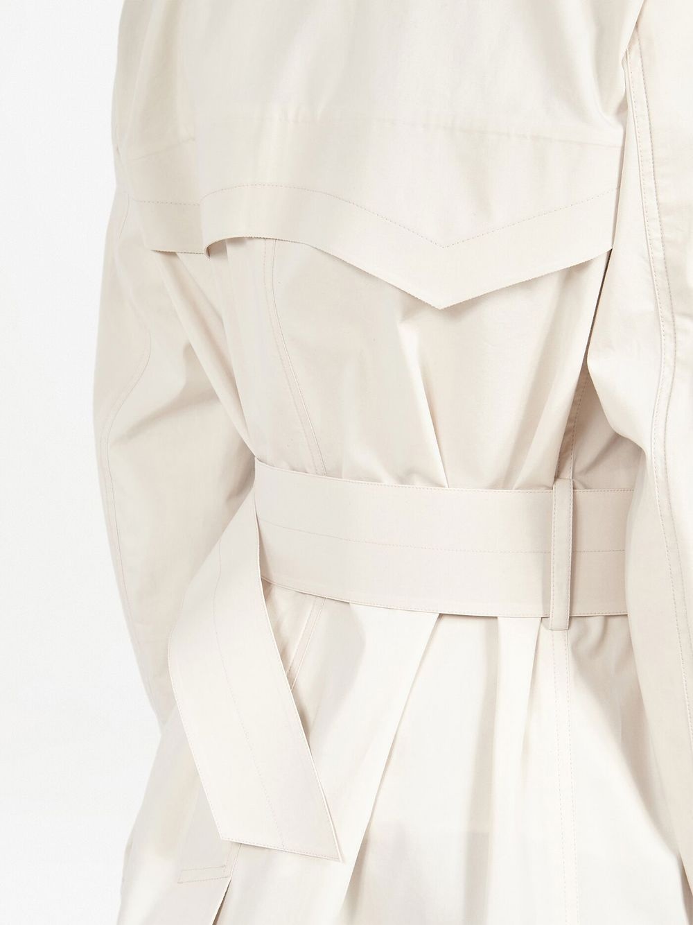 single-breasted trench coat - 5