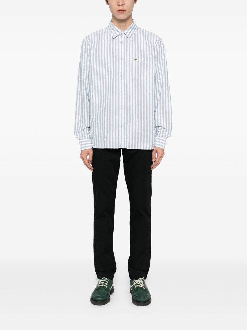 LACOSTE logo-appliqué cotton shirt outlook