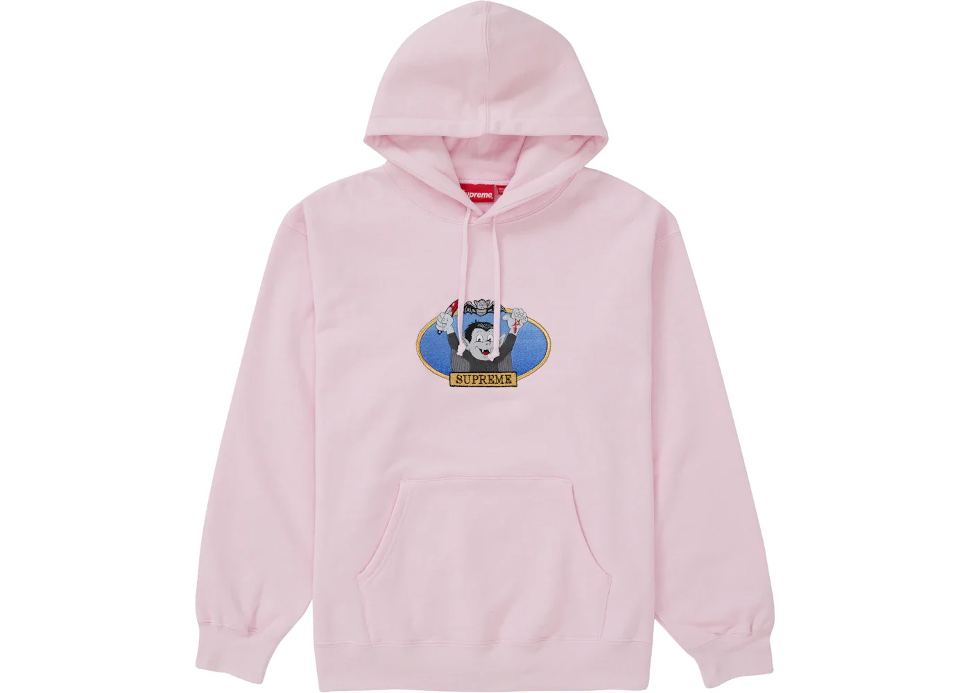 Supreme Vampire Boy Hooded Sweatshirt Light Pink - 1