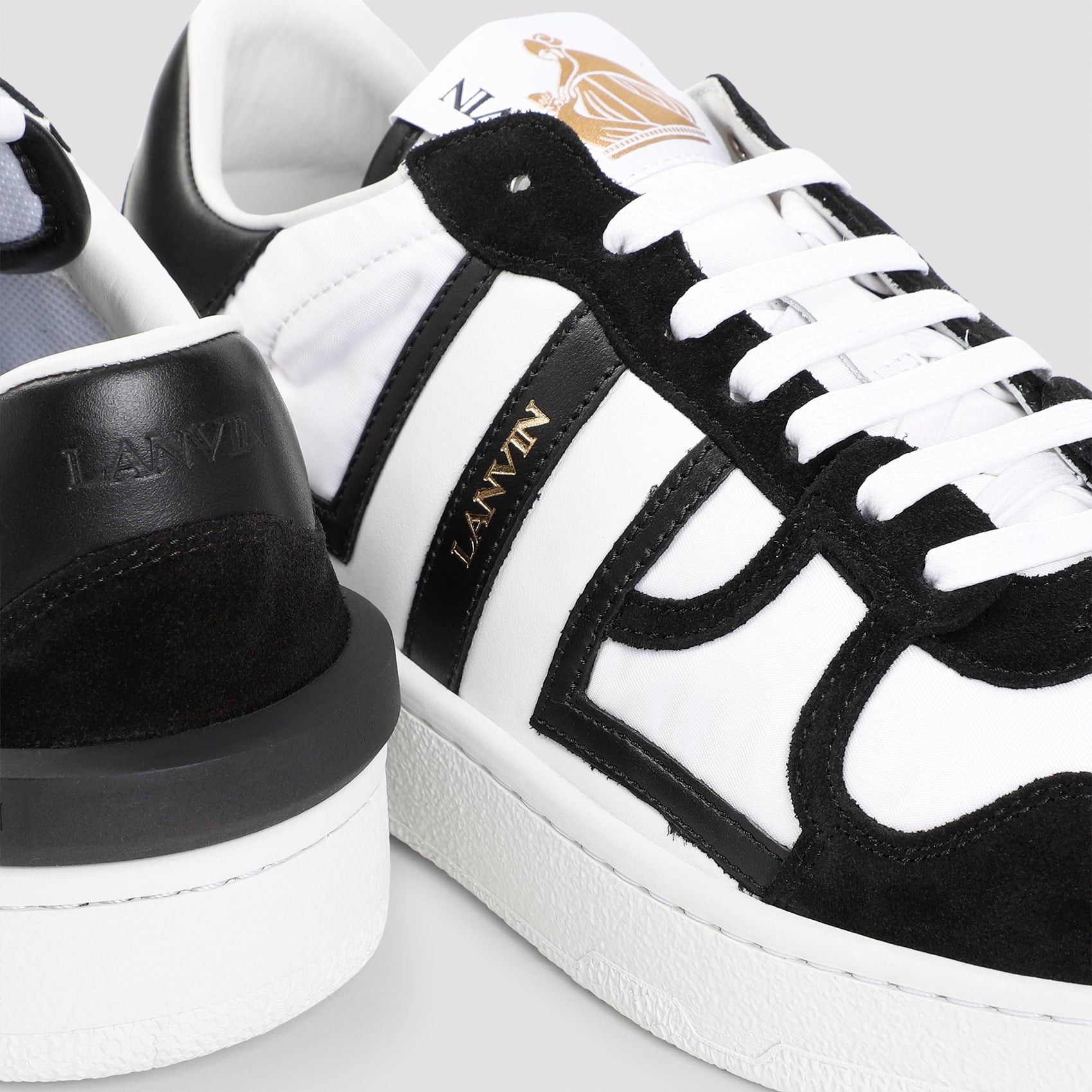 Lanvin Clay Sneakers With Nylon Men - 4