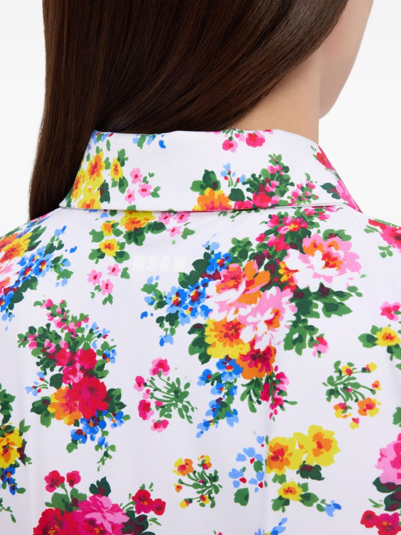 floral-pattern shirt 5