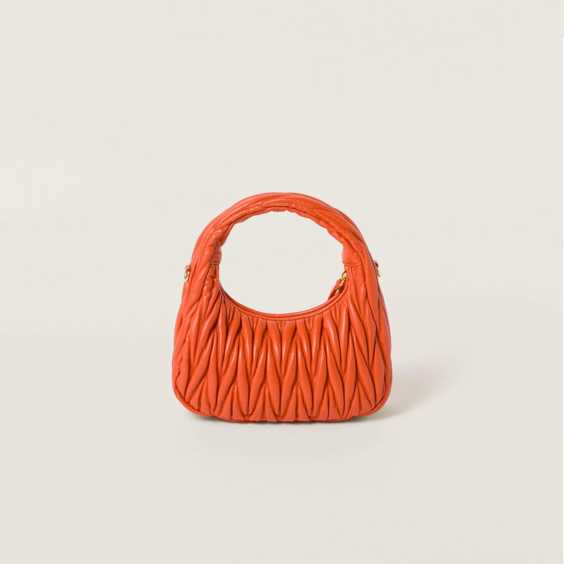 Wander matelassé nappa leather hobo bag - 3